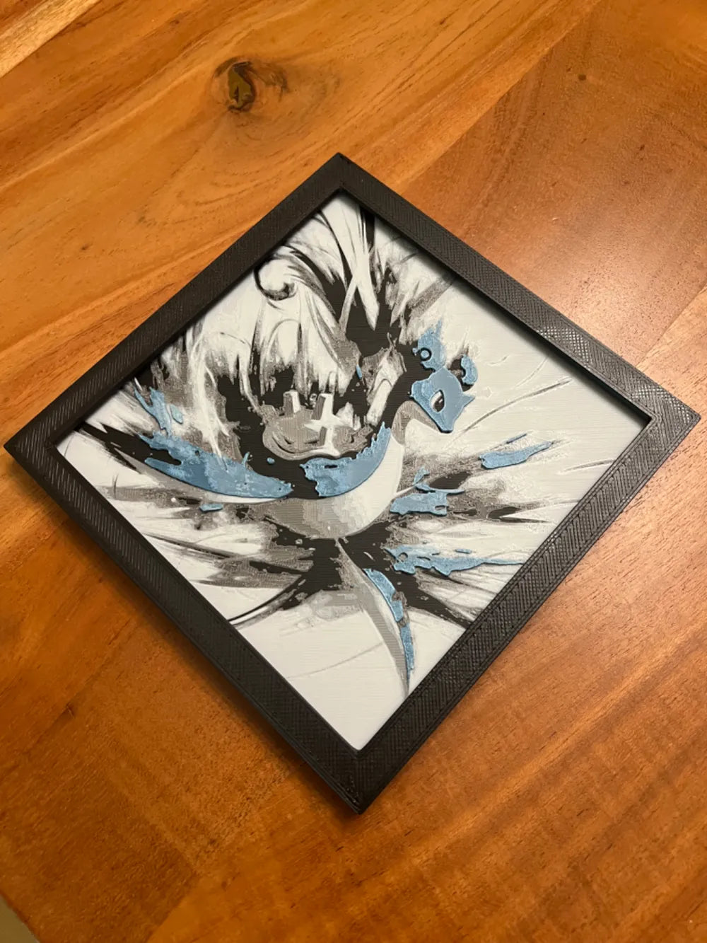 Lapras – HueForge 12″×12″ 3D Printed Wall Art