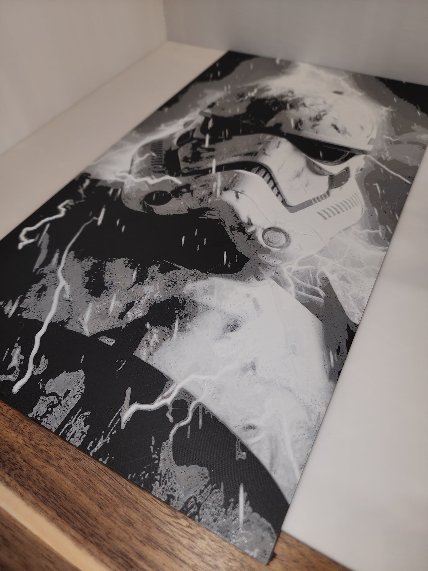 Star Wars Stormtrooper HueForge – 13.5″×7.5″ 3D Printed Wall Art