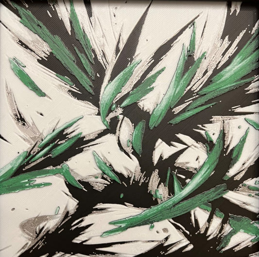 Scyther – HueForge 12″×12″ 3D Printed Wall Art